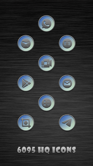 Circular Mint Blue Icons Screenshot 2