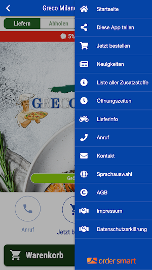 Greco Milano Regensburg Screenshot 2