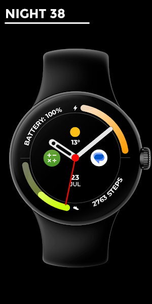 Night 38 - watch face Screenshot 0