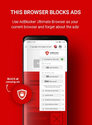 AdBlocker Ultimate Browser Screenshot 0