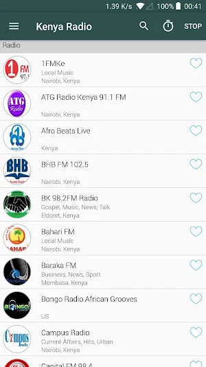 Kenya Radio Screenshot 0