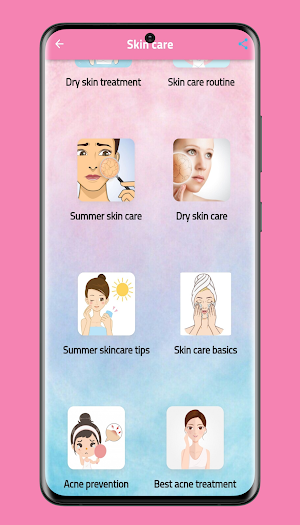 Skin care - Acne treatment Screenshot 0