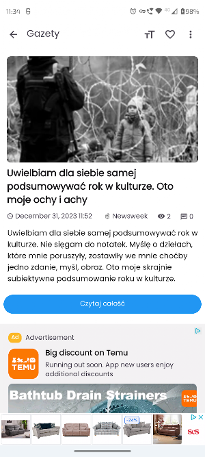 Polskie Wiadomości Screenshot 1