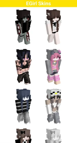 EGirl Skins For Minecraft Screenshot 1
