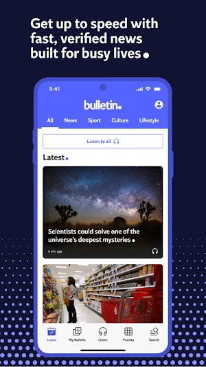 bulletin. Screenshot 1
