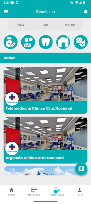 Tarjeta UnionSalud Screenshot 2