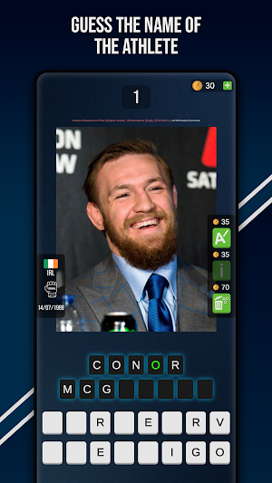 Guess the Athlete - Quiz Screenshot 0