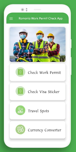 Romania Work Permit Check App Screenshot 0