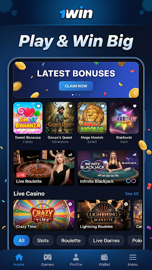 1Win App Screenshot 0