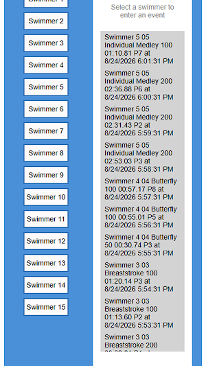 Swimming Trak Screenshot 1