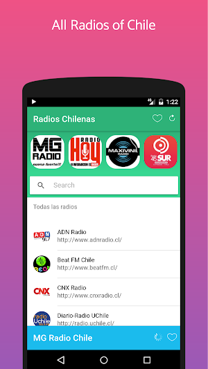 Radios Chilenas Screenshot 0