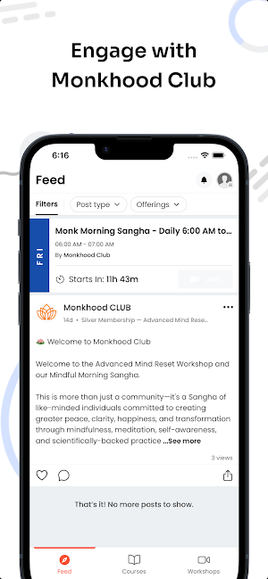 Monkhood Club Screenshot 0
