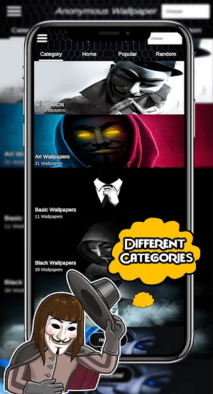 Anonymous Wallpapers HD 4K Screenshot 1