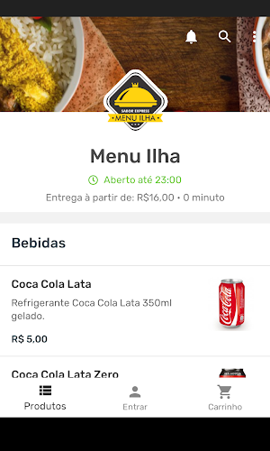 Menu Ilha Sabor Express Screenshot 1