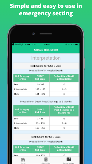 GRACE Score for Heart Attack: Risk Management Screenshot 3
