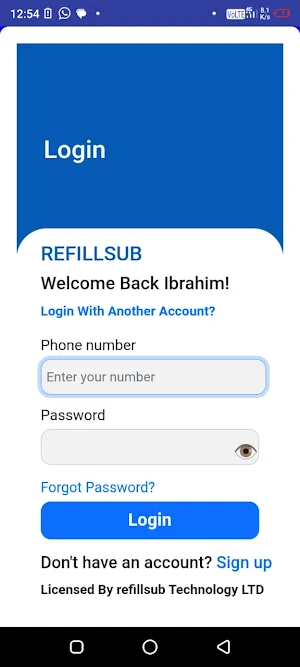 Refillsub Screenshot 1