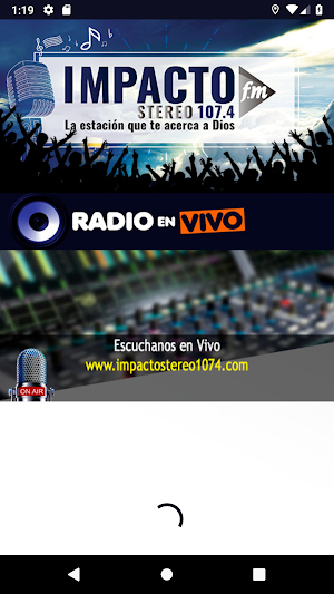 Impacto Stereo 107.4 Screenshot 0