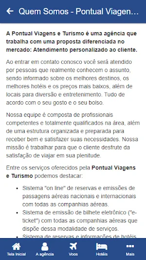 Pontual Viagens e Turismo Screenshot 1
