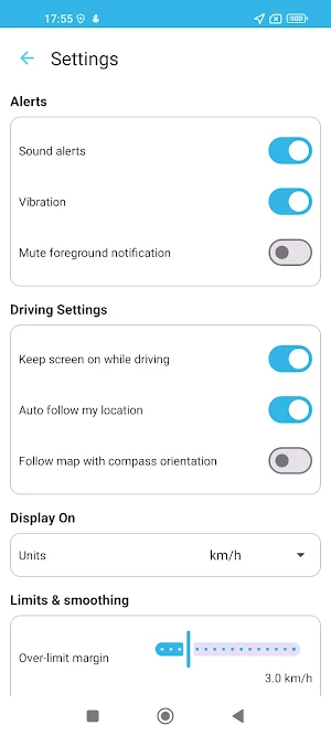 CamAlert – Avg Speed Alerts Screenshot 2