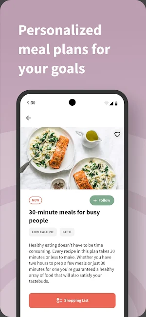 Start TODAY Meal Plan, Fitness Screenshot 1