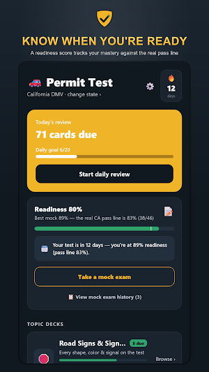 DMV Permit Practice Test 2026 Screenshot 3