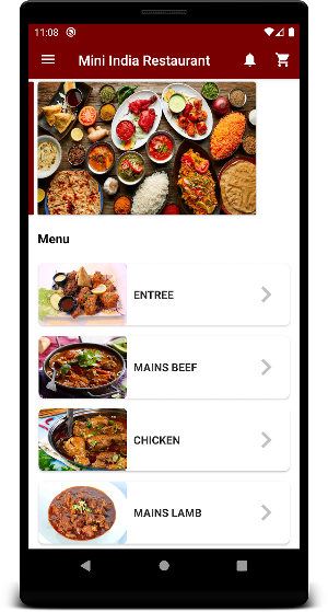 Mini India Restaurant Screenshot 1