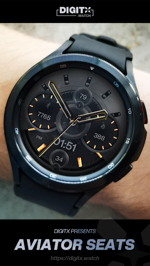 Av Seats Hybrid Watch Face Screenshot 3