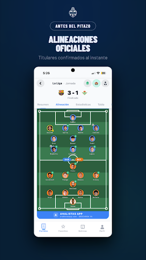 Analistas: Resultados Fútbol Screenshot 2
