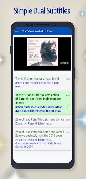 Dual Subtitles - Video player Screenshot 0