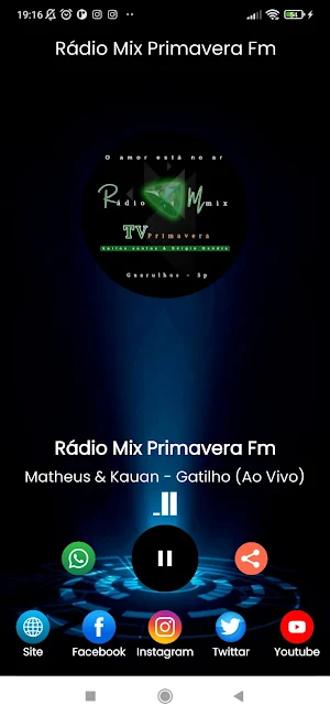 Rádio Mix Primavera Fm Screenshot 2