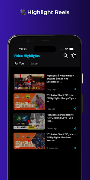 Live Scores - Sports App Screenshot 2