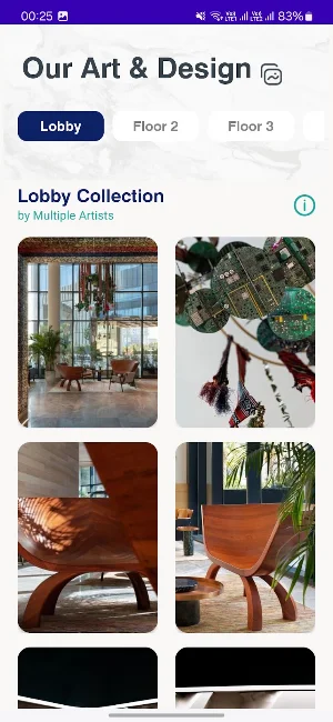 Hotel Indigo Art App Screenshot 2