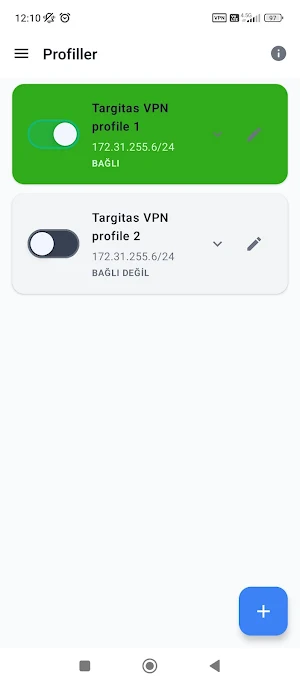 Targitas VPN Client Screenshot 0