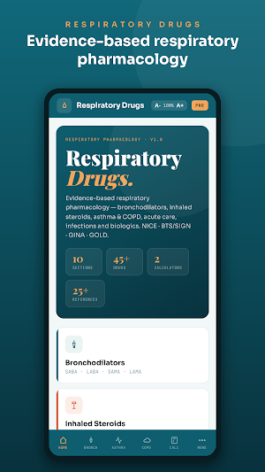Respiratory Drugs Screenshot 0