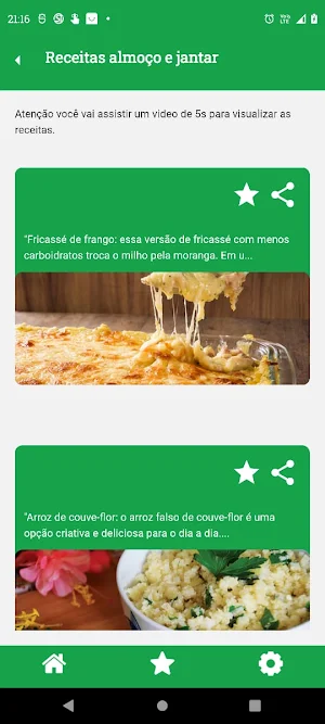 Receitas low carb Screenshot 2