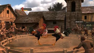 Rooster Fighting Angry Chick Screenshot 0
