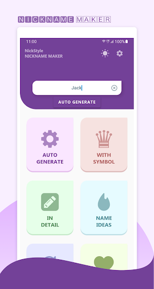 NameStyle : Nickname Generator Screenshot 0