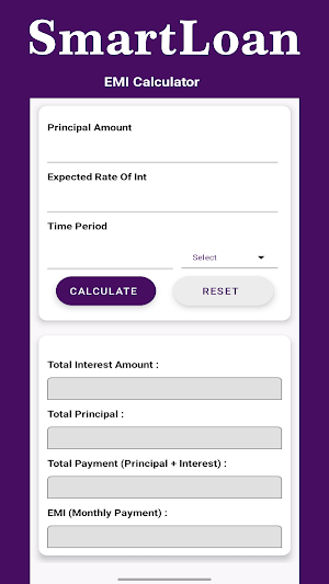 SmartLoan: Loan EMI Calculator Screenshot 2