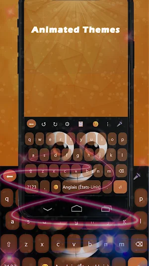 silly fun smile Keyboard Theme Screenshot 2