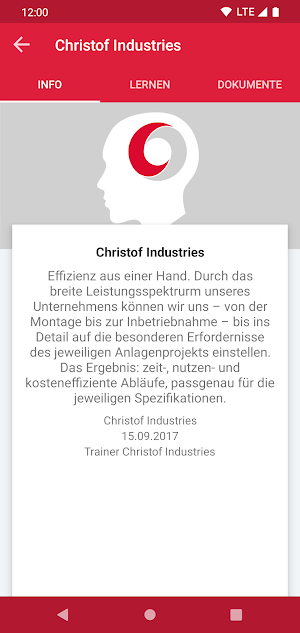 Christof Denkfabrik Screenshot 1