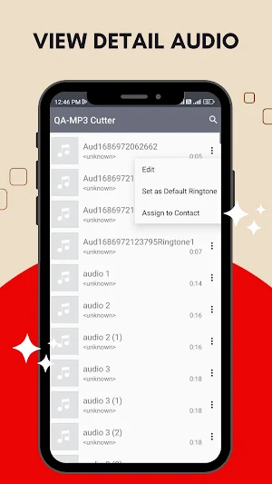 QA - MP3 Cutter & Ringtone Screenshot 3