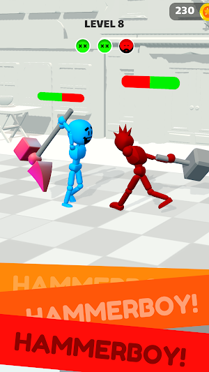 Ragdoll Hammerboy! Screenshot 1