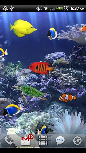 Aquarium Live Wallpaper Screenshot 2