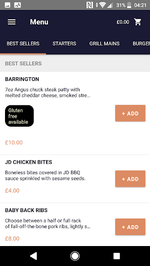 Barrington Grill Screenshot 1