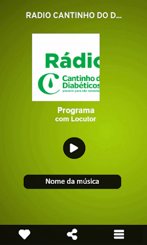 Rádio Cantinho do Diabético Screenshot 1