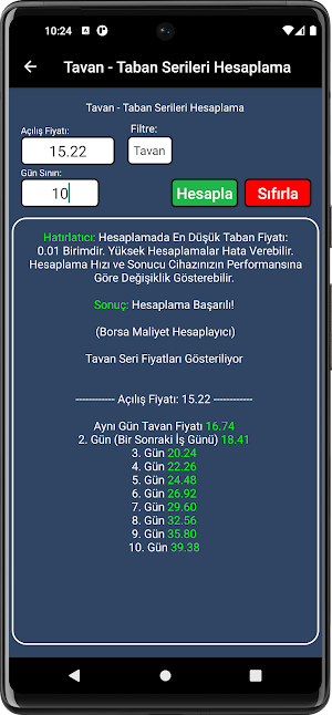 Borsa Maliyet Hesaplayıcı Screenshot 1