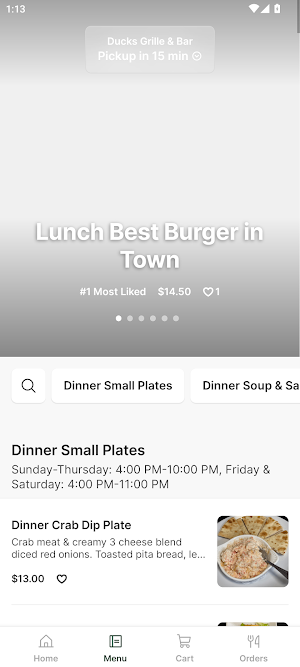 Ducks Grille & Bar Screenshot 1