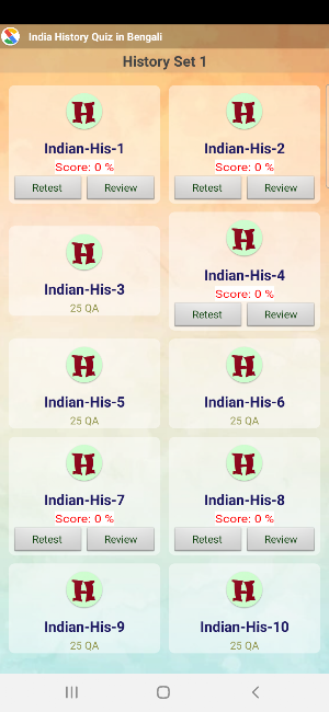 ভারতীয় ইতিহাস Screenshot 0