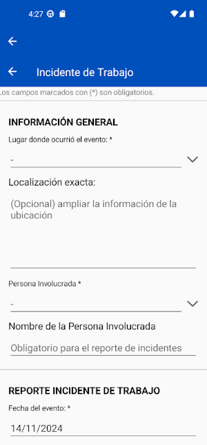 Reportate Screenshot 2