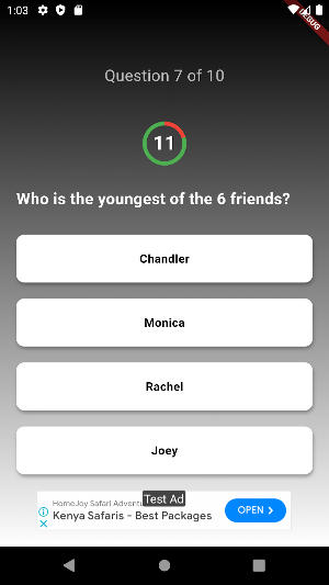 Friends Trivia Quiz - Tv Show Screenshot 0